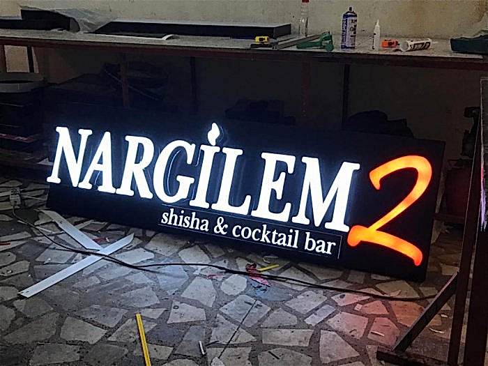Kompozit Üzeri Plexi Harf Tabela